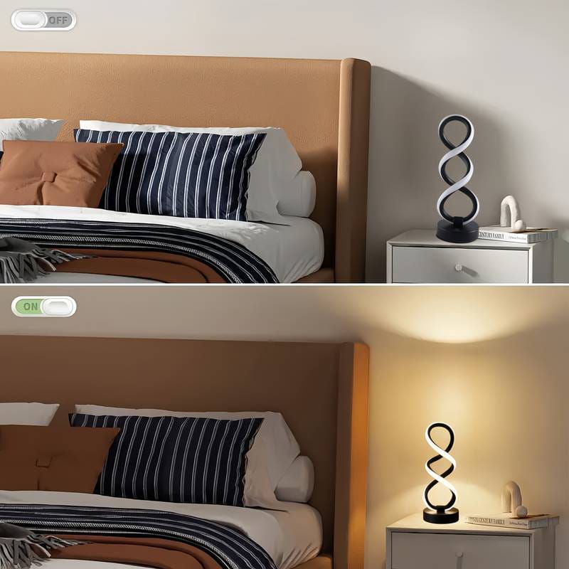 Golden Infinity LED Lamp