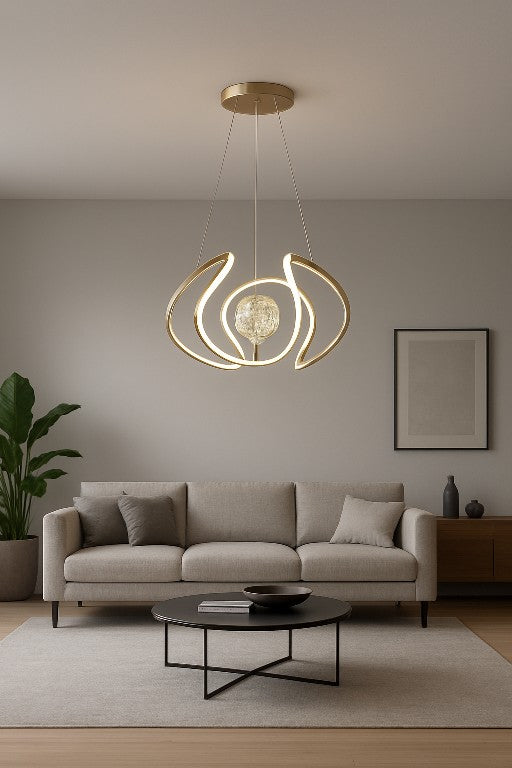 Modern Art-Shaped LED Chandelier