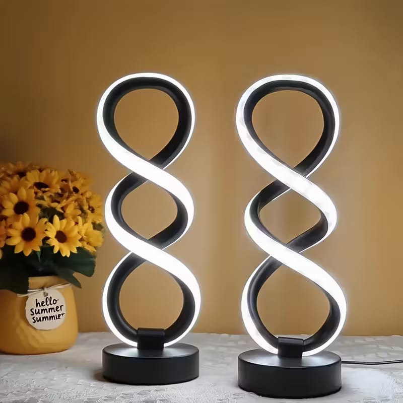 Golden Infinity LED Lamp