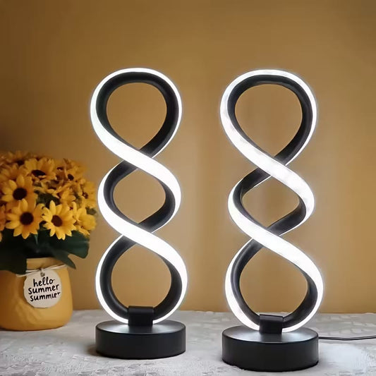 Golden Infinity LED Lamp