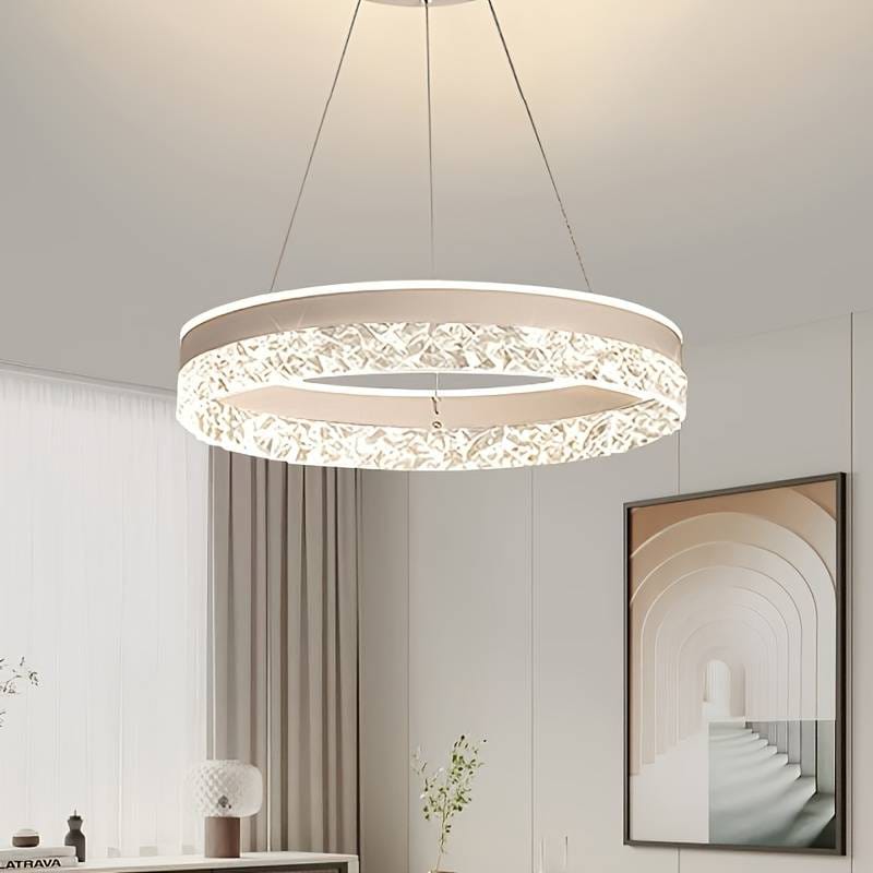 Crystal Halo Chandelier